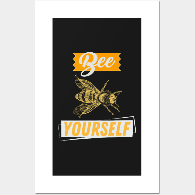 bee yourself Wall Art by HyzoArt